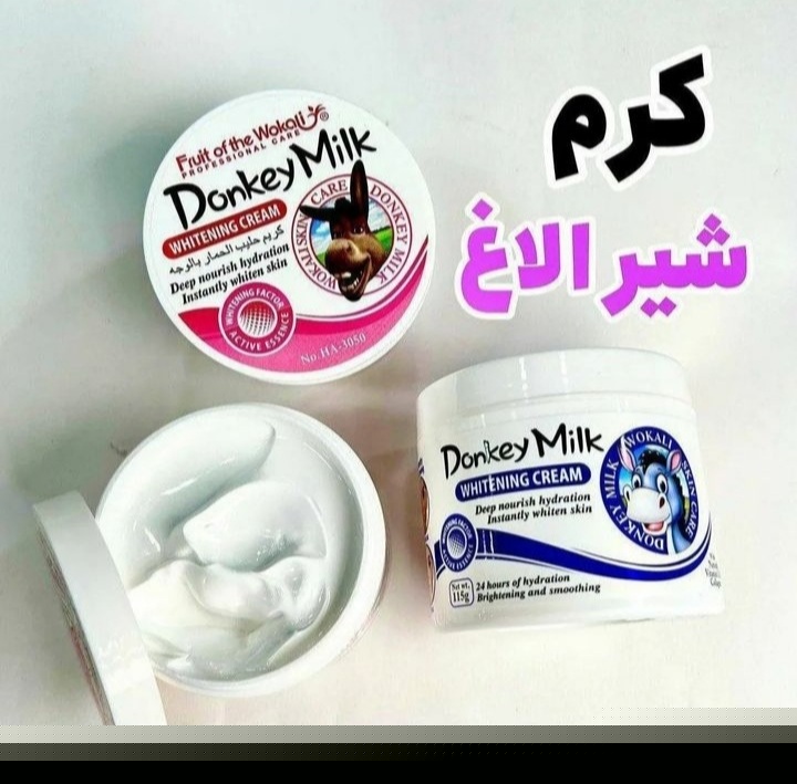 کرم سفید کننده قوی و آبرسان شیر الاغ اصلی