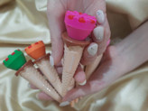 رژ مایع مدل بستنی قیفی
