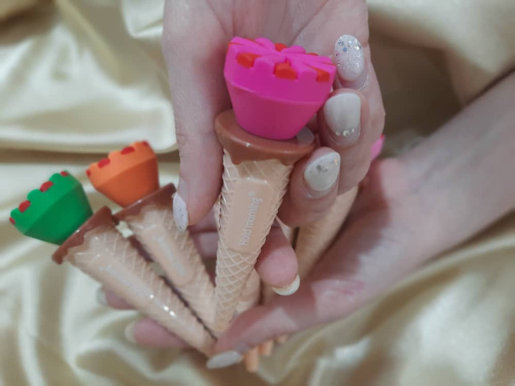 رژ مایع مدل بستنی قیفی