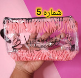 کیف آرایشی جادار طلقی قابل شستشو