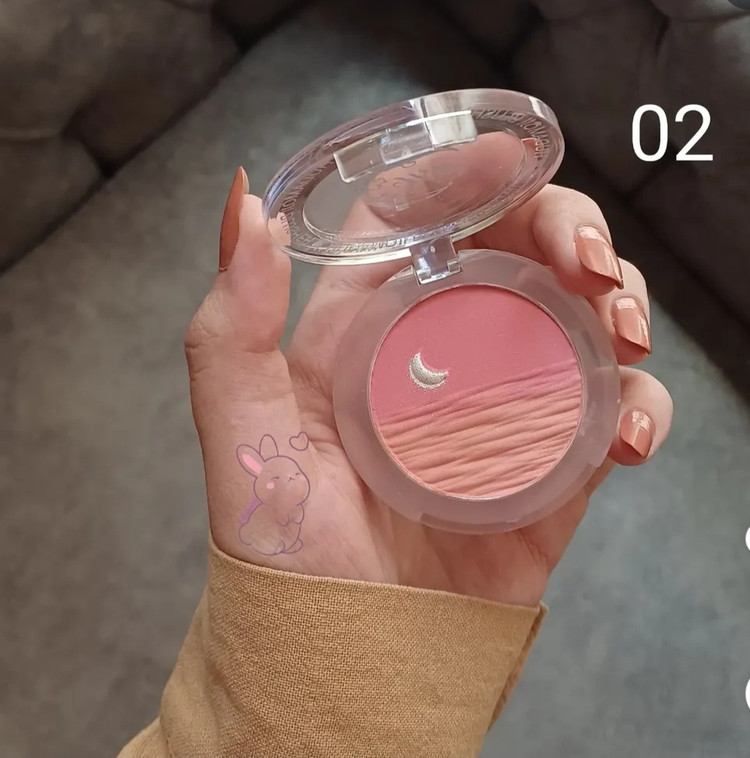 رژگونه پودری مدل ماه