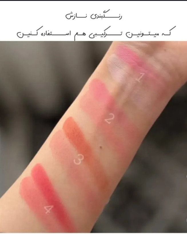 رژگونه پودری مدل ماه