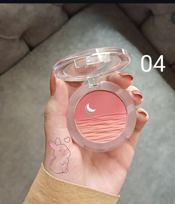 رژگونه پودری مدل ماه