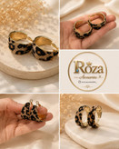 گوشواره طرح حلقه پلنگی